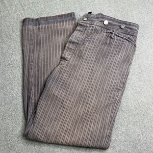 Wah Maker Wool Blend Pinstripe Frontier Buckle Back Pants Size 38 Actual 34 USA